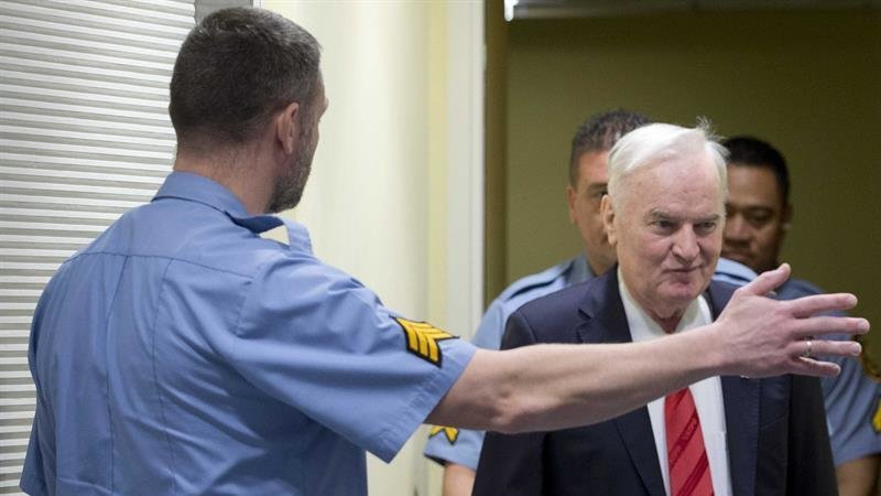 El exlider militar serbobosnio Ratko Mladic