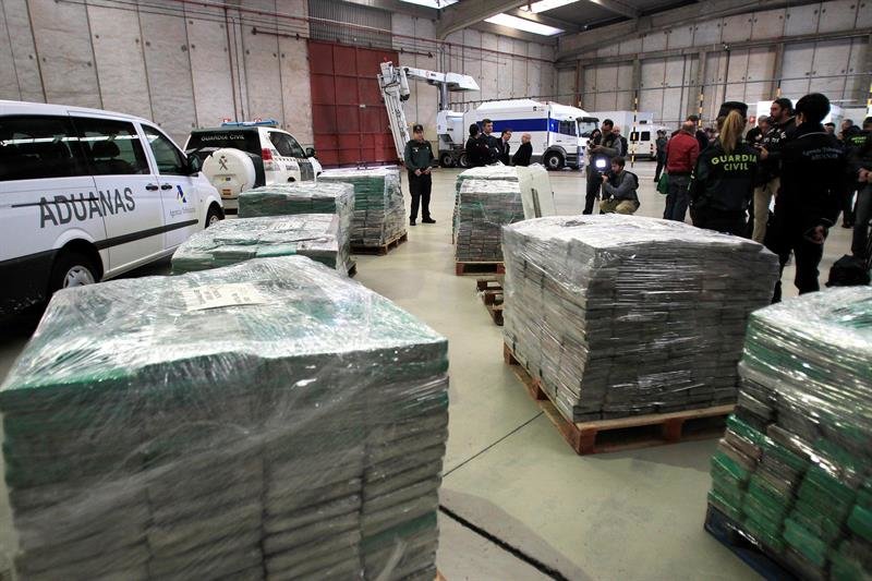 Incautan 5,8 toneladas cocaína, el segundo mayor alijo interceptado en España