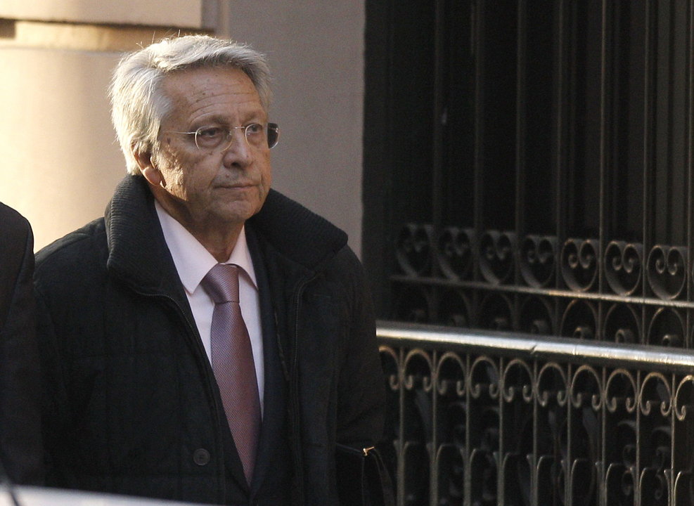 Fernández Gayoso, en el exterior de la Audiencia Nacional en 2012.