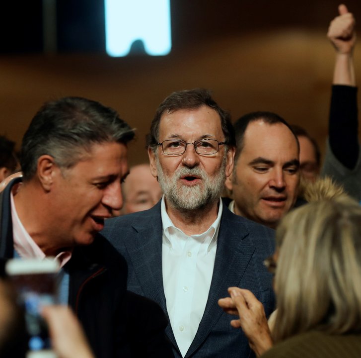 Mariano Rajoy, ayer en Salou.