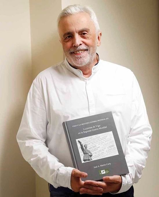José A. Martín Curty, con su último libro que presentará el día 1.