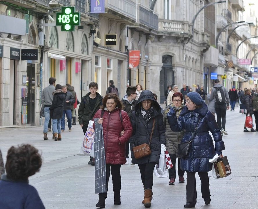 Las temperaturas se mantuvieron por debajo de los 10 grados en el centro urbano.