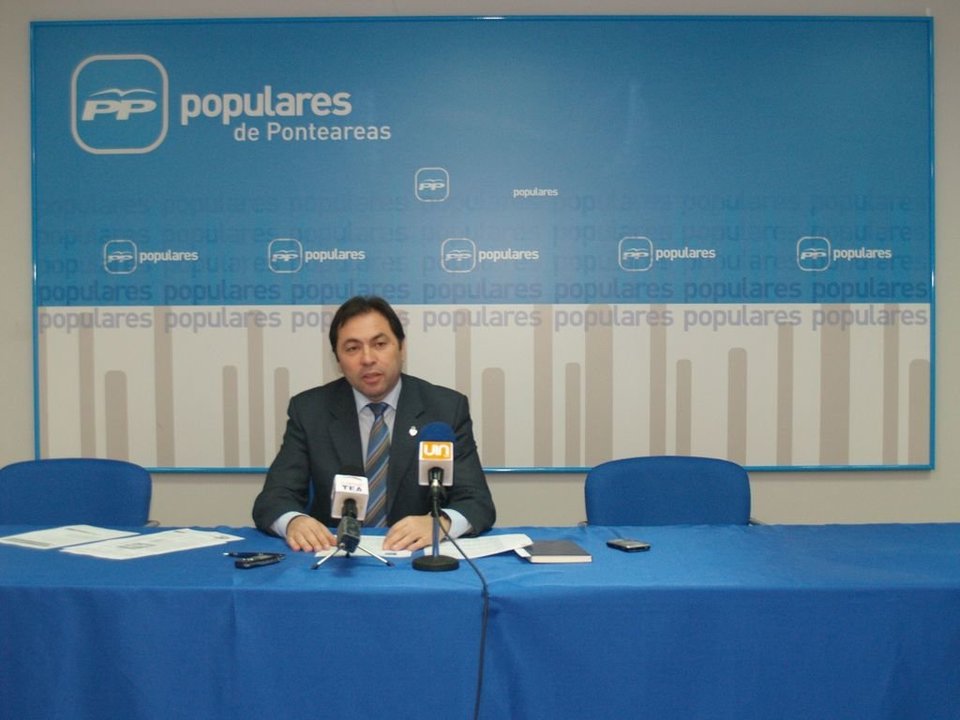 El portavoz del PP de Ponteareas, Salvador G. Solla.