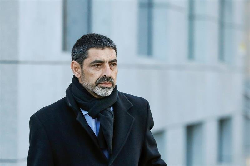 El exjefe de los Mossos d'Esquadra Josep Lluis Trapero a su llegada a la Audiencia Nacional