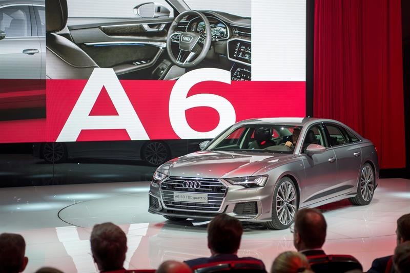 El nuevo Audi A6 es presentado en la 88 edición del Salón del Automóvil de Ginebra