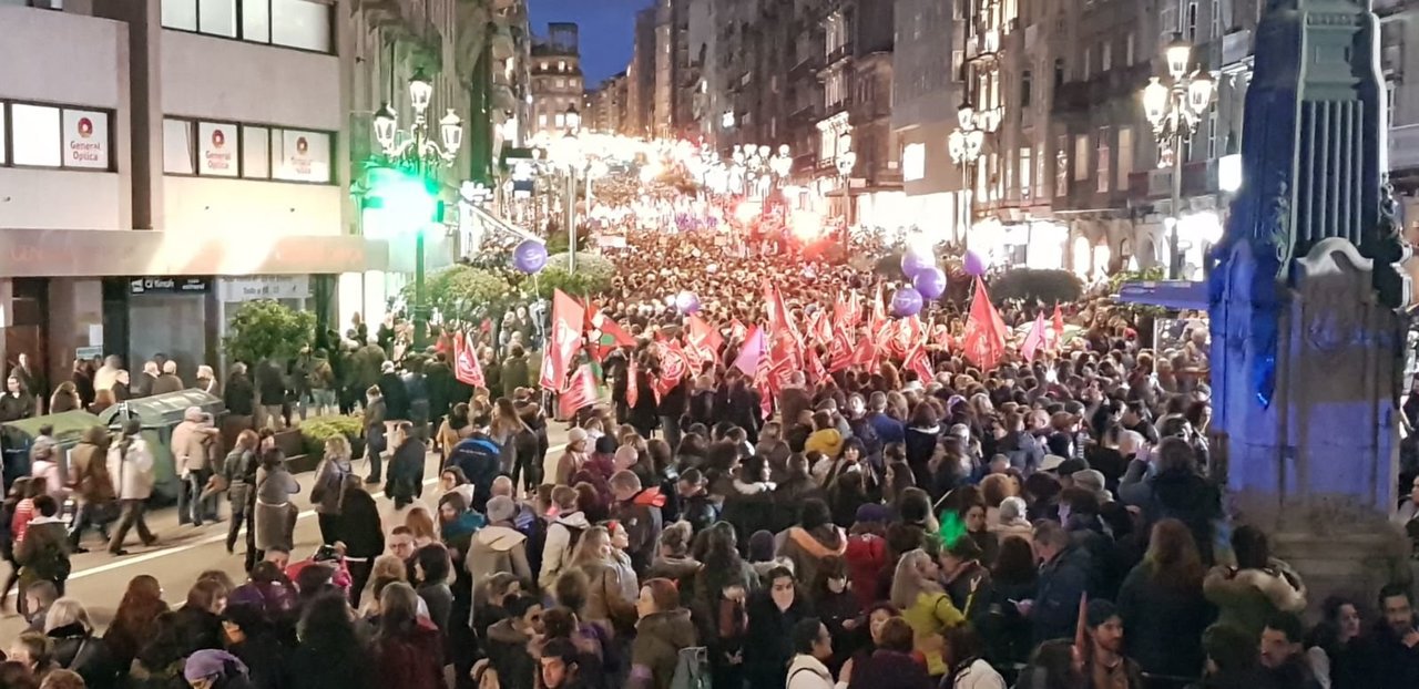 Manifestación en Vigo esta tarde // JV Landín