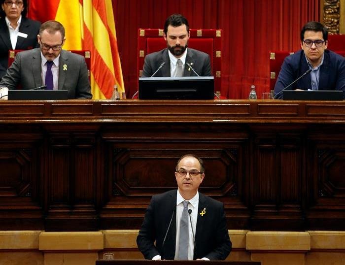El candidato de Junts per Catalunya (JxCat) , Jordi Turull
