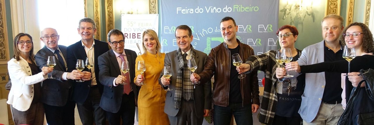 La feria de los vinos del Ribeiro  se presenta  a los vigueses