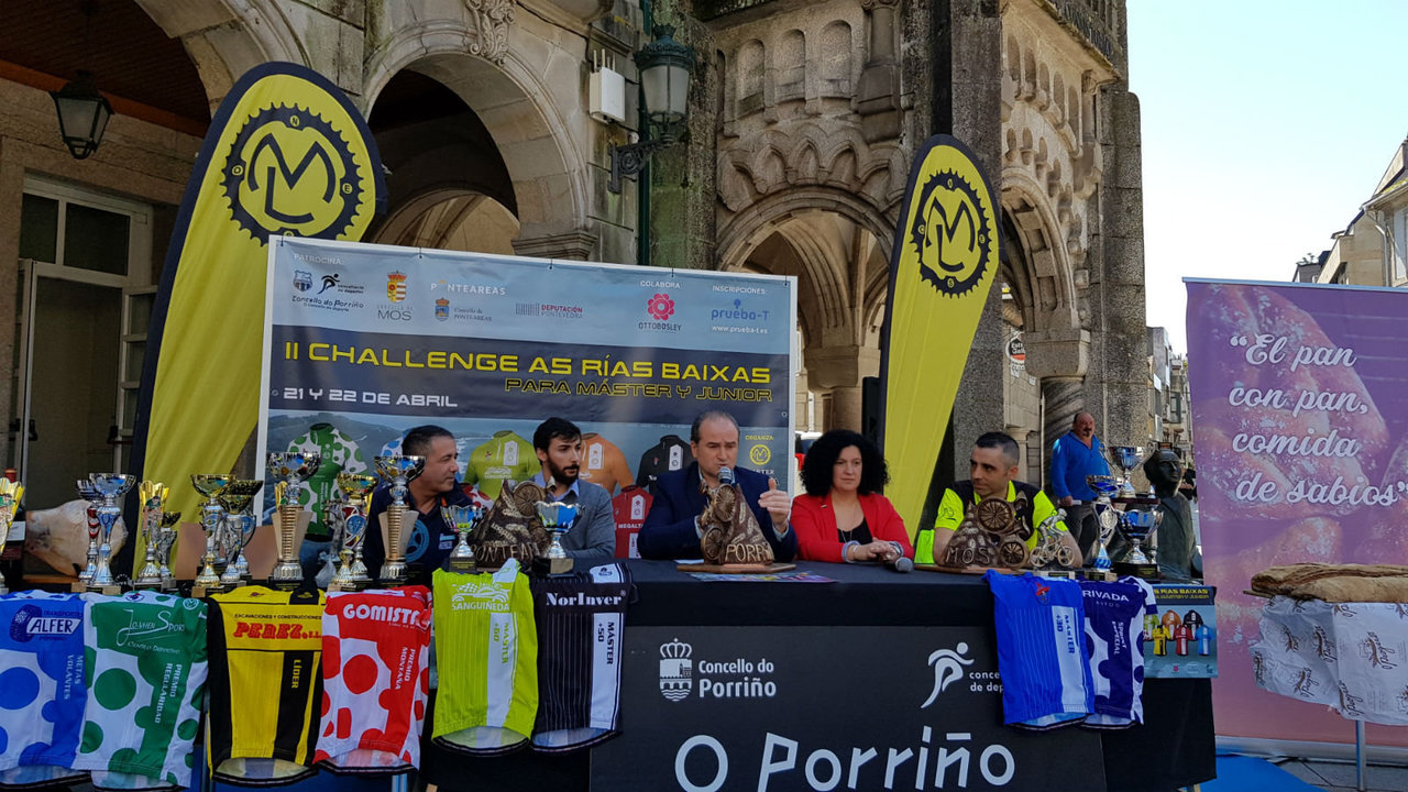 Presentación oficial de la II Challenge Rías Baixas en el municipio de O Porriño.