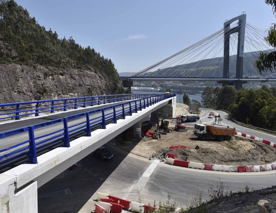 Conexión de la autovía de O Morrazo con el puente de Rande