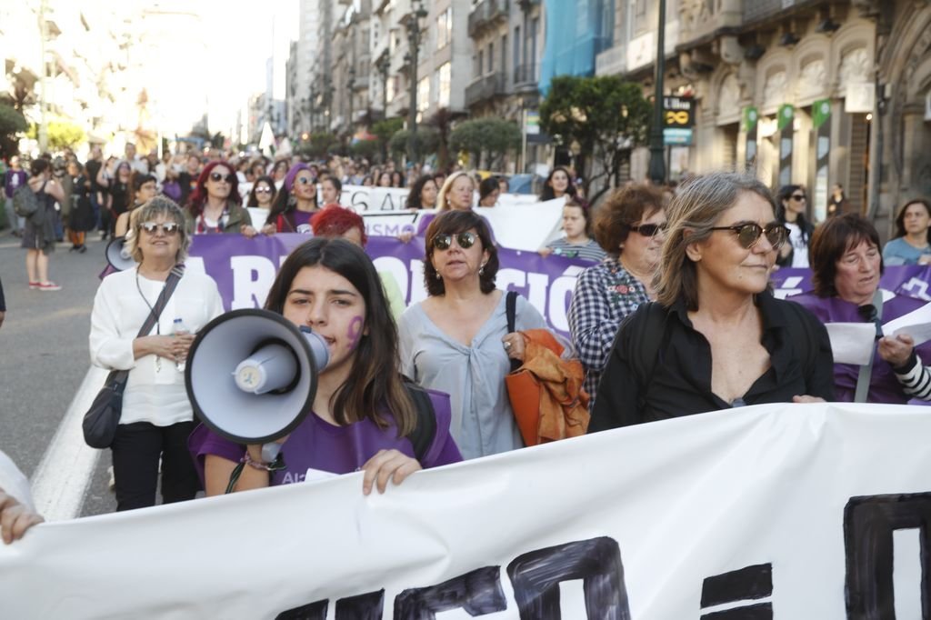 La lucha feminista sigue en las calles viguesas