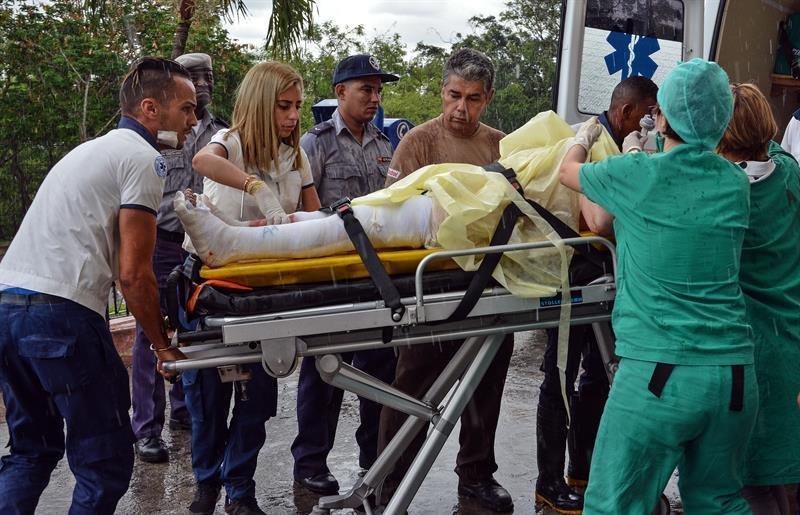 Una sobreviviente del avión Boeing-737 que se estrelló poco después de despegar del aeropuerto José Martí de La Habana