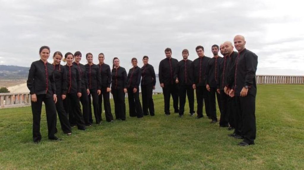 El coro Gli Appassionata es una de las agrupaciones que esta tarde actúa en el festival del auditorio de Beiramar.