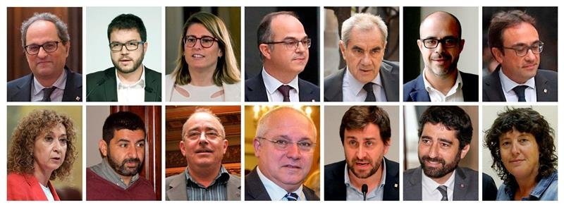 Combo de los miembros del nuevo Govern de Cataluña