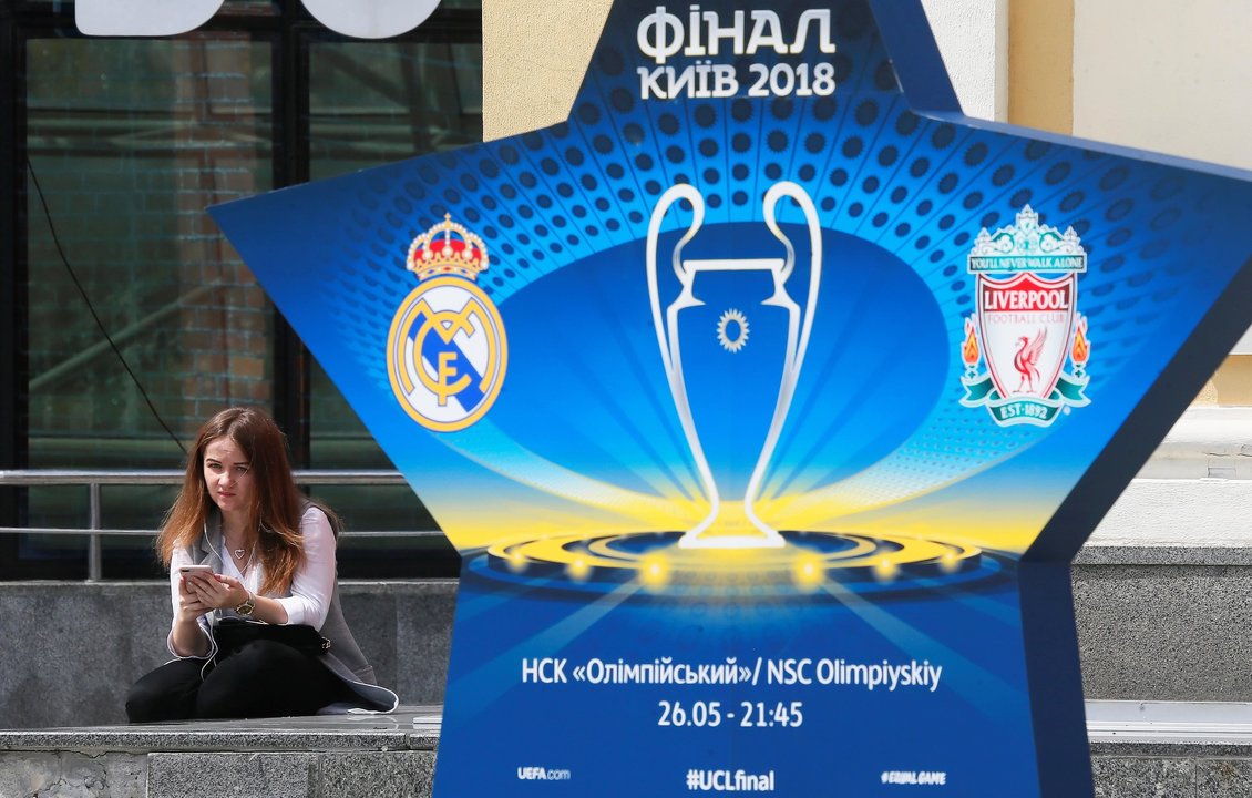 Kiev se prepara para acoger la final de la Liga de Campeones este sábado.