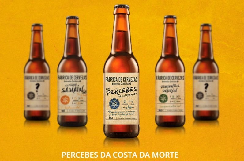 Estrella Galicia presenta una cerveza con percebes da Costa da Morte