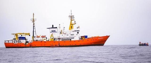 El barco &#34;Aquarius&#34; de la ONG francesa SOS Méditerranée