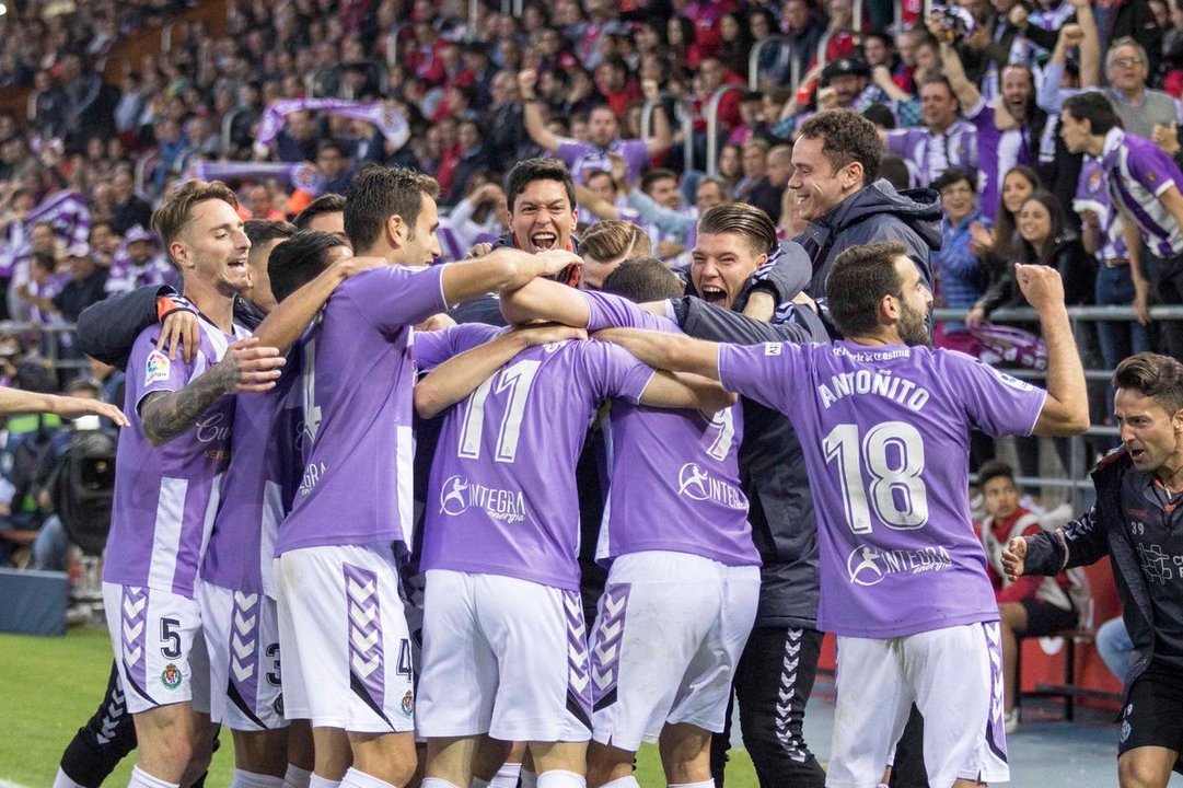 El Valladolid logró ayer el ascenso a Primera División.