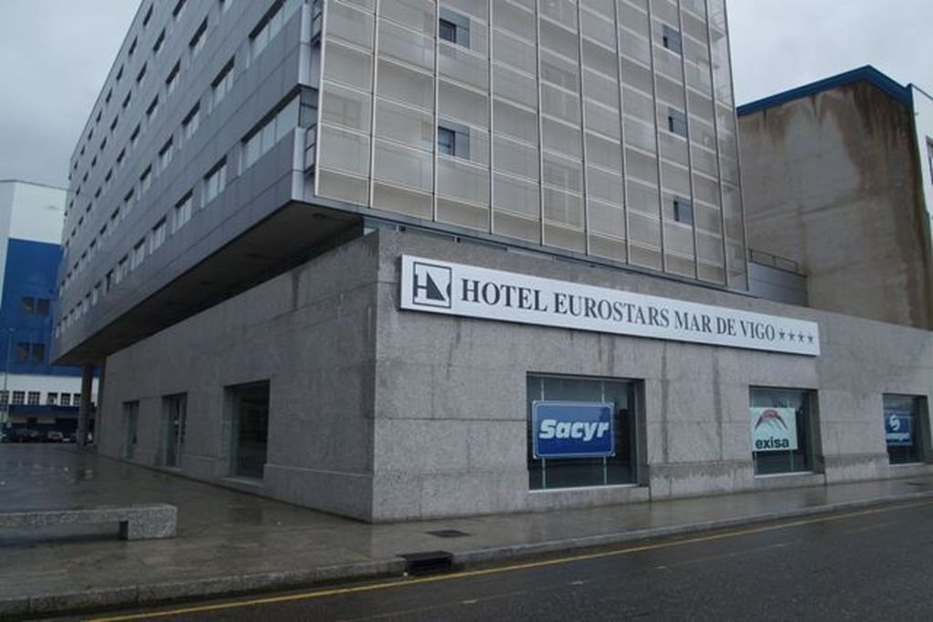 El hotel forma parte del complejo del Auditorio Mar de Vigo.