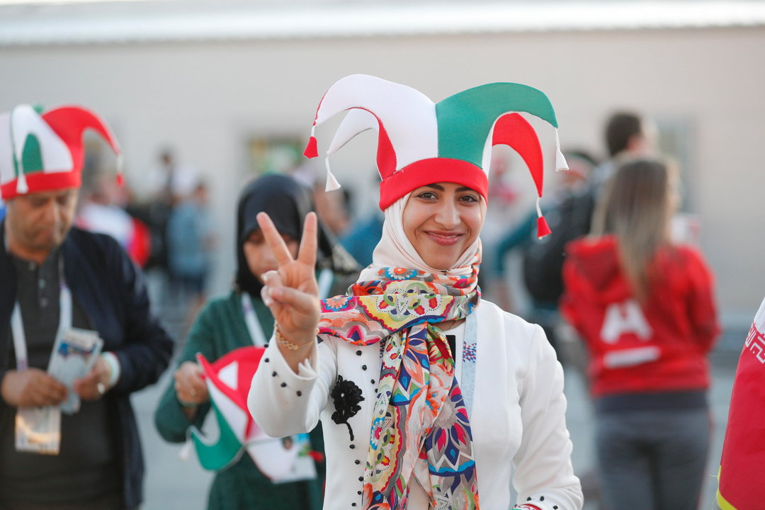 Las iraníes pudieron seguir el partido en Kazán y en Teherán.