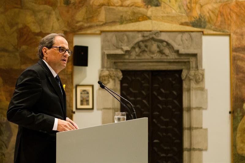 El presidente de la Generalitat de Cataluña, Quim Torra
