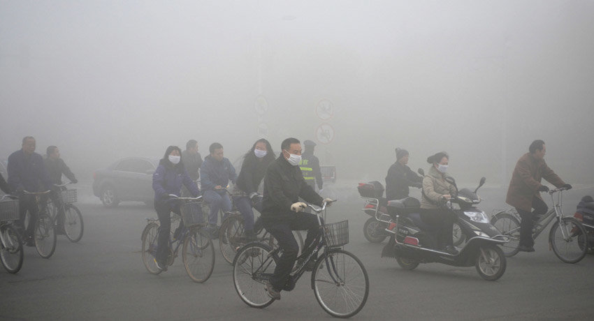 China sufre graves problemas de polución