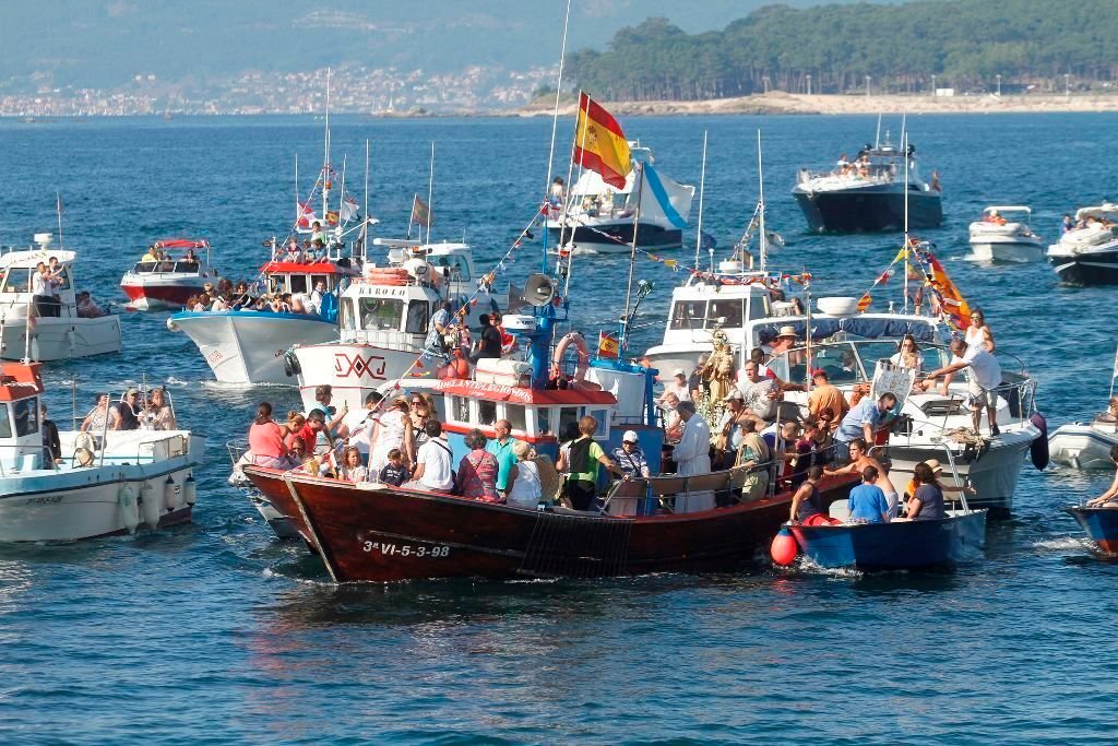 En Vigo la procesión marinera saldrá del puerto de Canido.