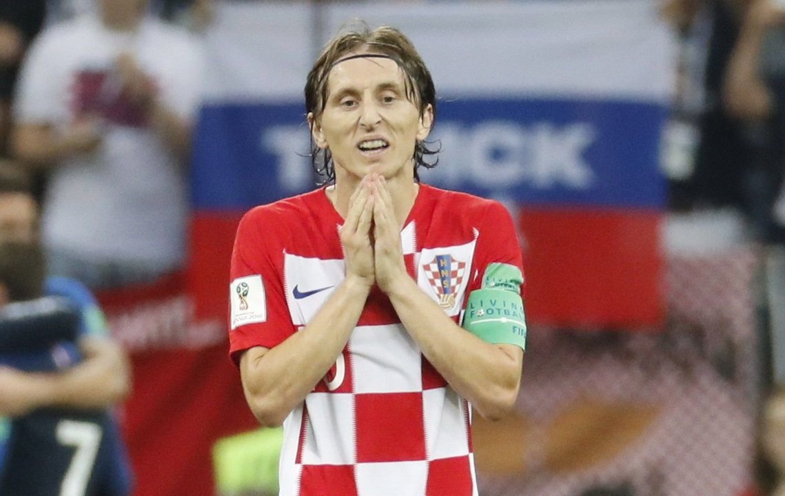 Luka Modric acabó como el jugador con más minutos de juego en el Mundial y recibió el galardón el Balón de Oro mundialista.