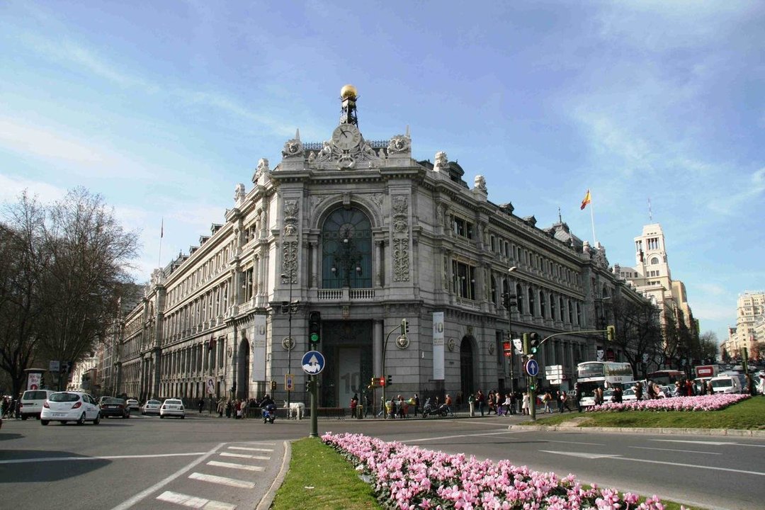 Sede principal del Banco de España, autor del último informe sobre tarjetas de crédito..