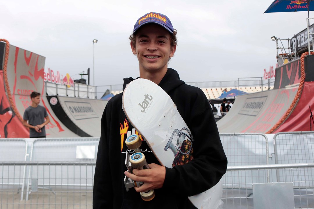 Gustavo Ribeiro, skater portuguésde 17 años.