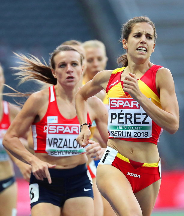 Marta Pérez sólo pudo ser novena en la carrera de 1.500 metros.