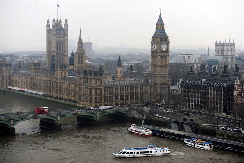 El Parlamento británico en Londres
