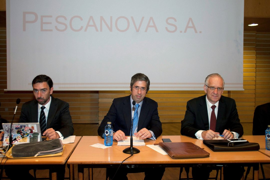 La junta de accionistas de Pescanova SA se reunió ayer en Redondela.