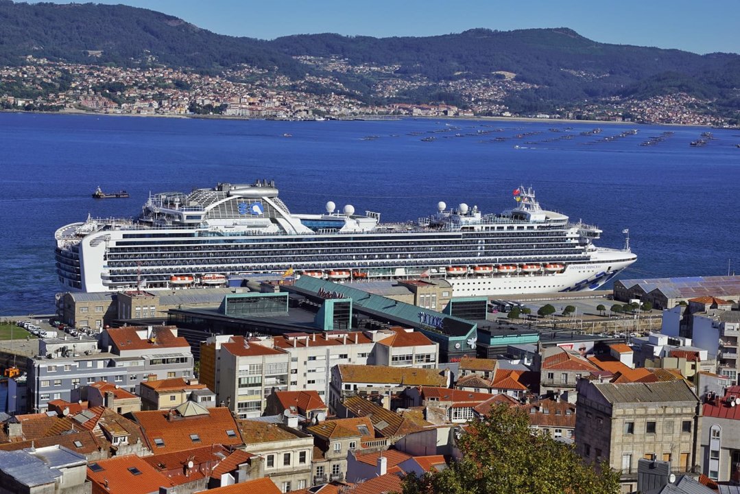 Uno de los grandes cruceros  visitó Vigo