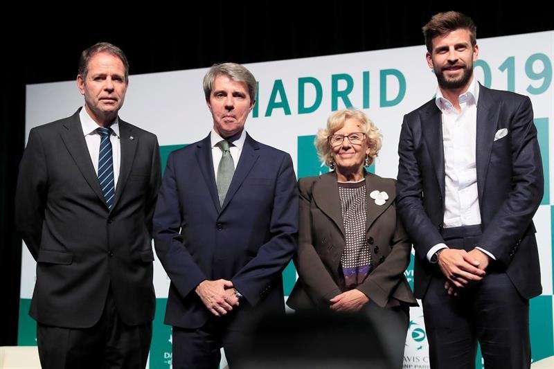 El acto de presentación de Madrid como sede de las próximas dos ediciones de la Copa Davis