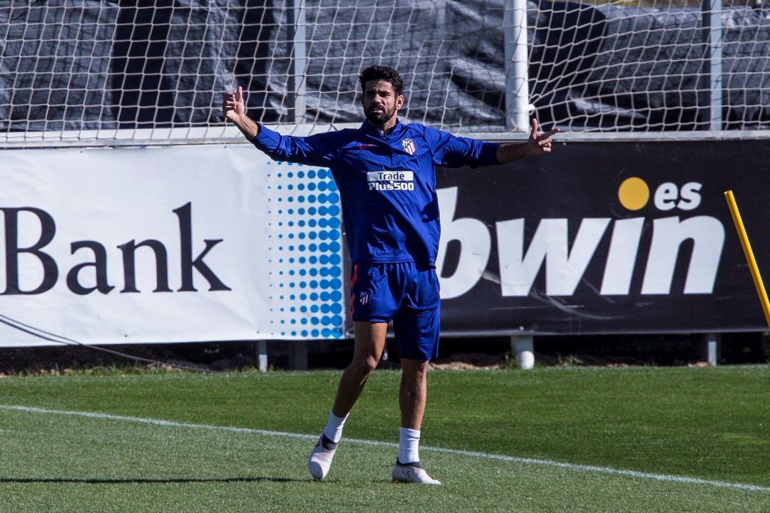 Diego Costa está listo para jugar con el Atlético frente al Athletic.