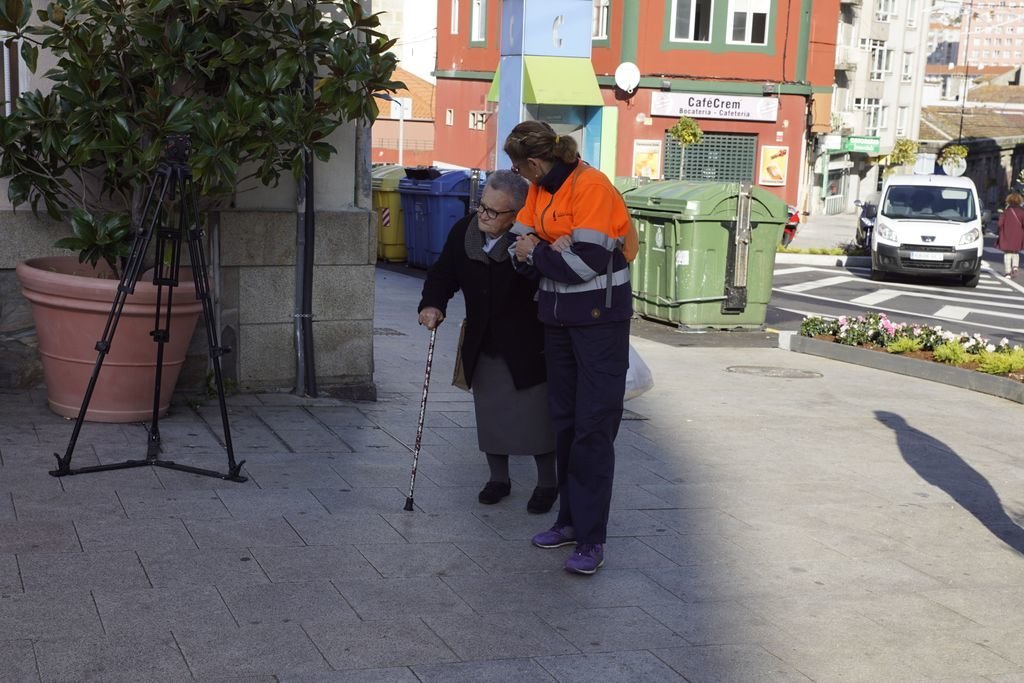 Coidadores de barrio en Teis