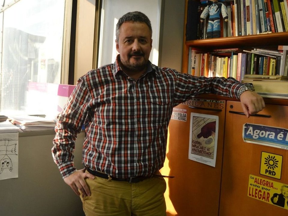 El profesor de Comunicación Persuasiva, José Rúas.