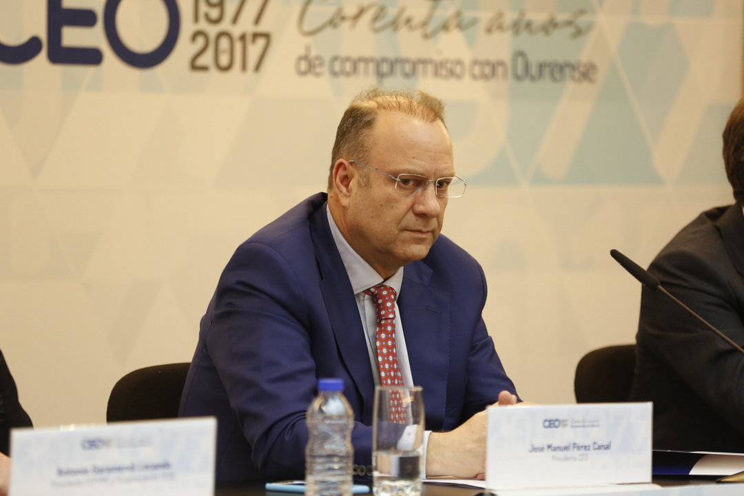 José Manuel Pérez Canal, en los actos del 40 aniversario de la CEO, el pasado diciembre de 2017.