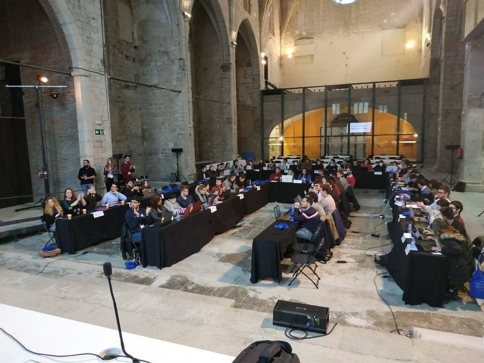 Los alumnos debatieron sus propuestas en las instalaciones de la Universitat de Girona.