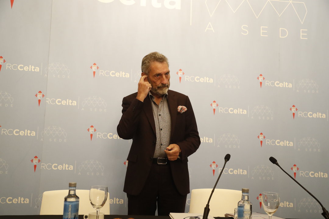 El presidente del Celta y máximo accionista, Carlos Mouriño.