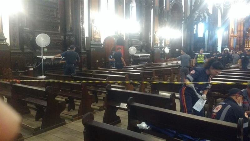 Un desconocido asesinó a tiros a cuatro personas que estaban en una misa en el interior de la Catedral Metropolitana de Campinas