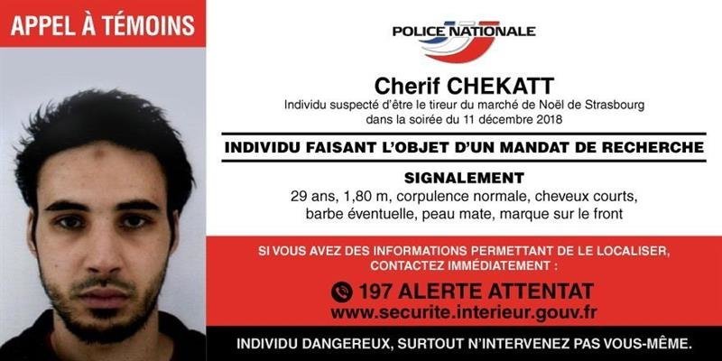 El sospechoso Cherif Chekatt.