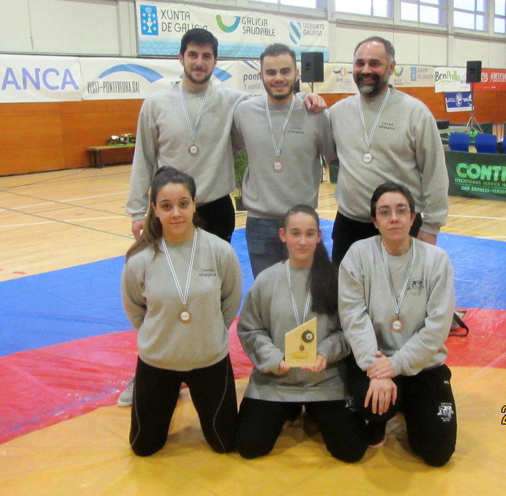 Equipo del San Ignacio en el torneo HQR de Pontevedra.
