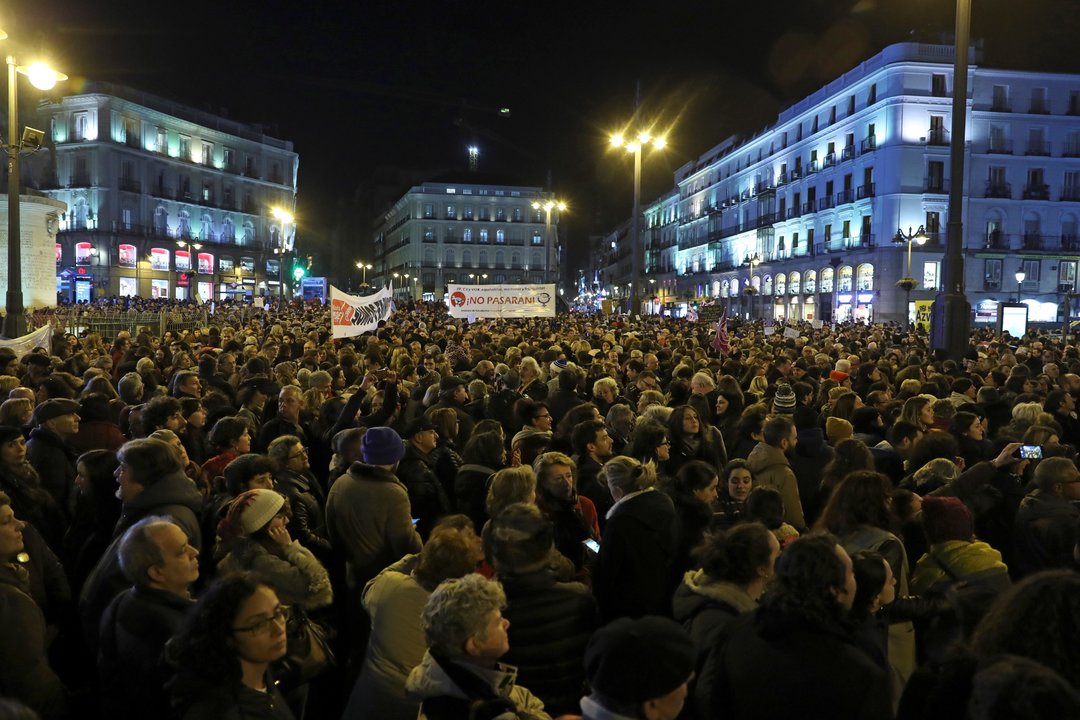 Miles de personas se dieron cita en la manifestación que tuvo lugar en Madrid.
