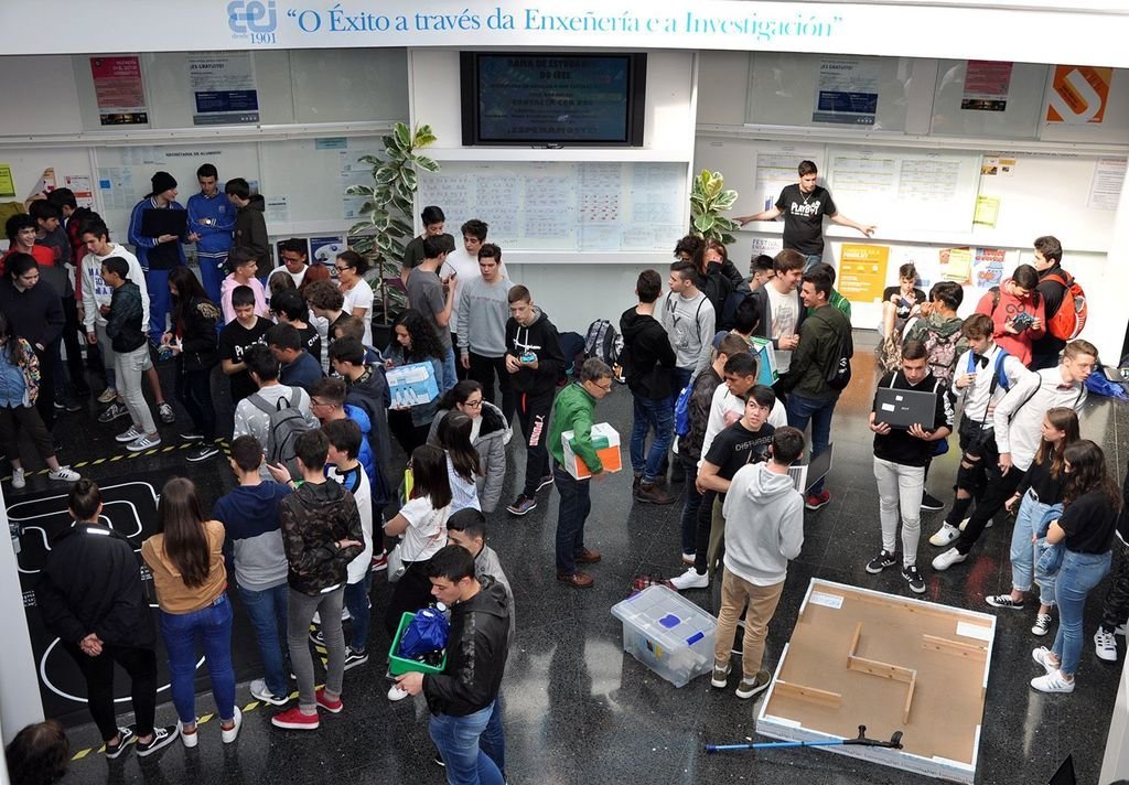 El concurso de robots alcanzó el curso pasado la cifra récord de mil participantes.