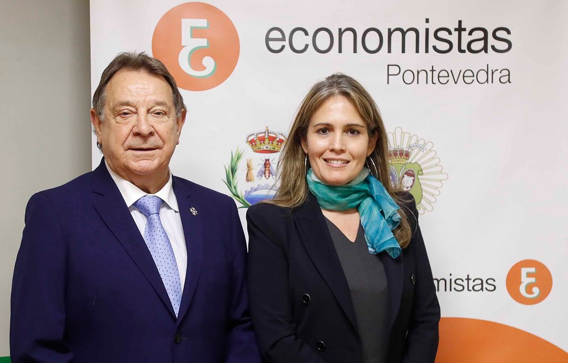 Carlos Mantilla y Lucy Amigo, candidatos al Colegio de Economistas.