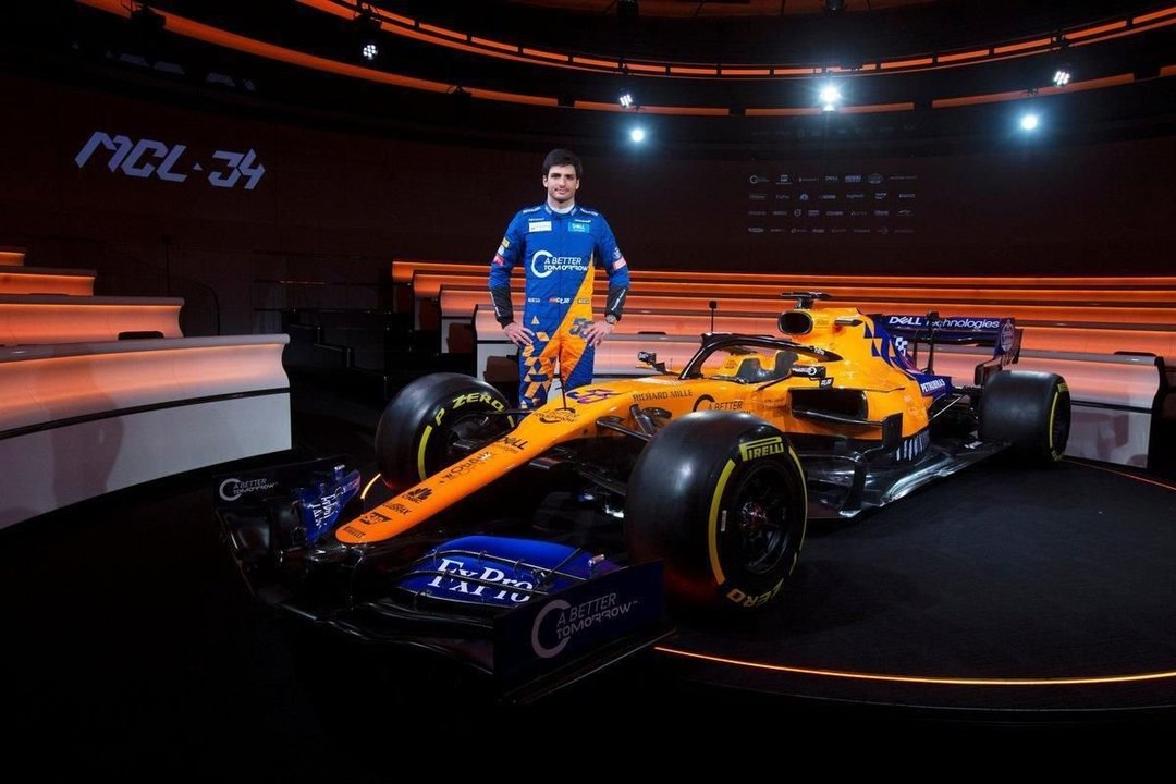 McLaren muestra el coche de Carlos Sainz para 2019