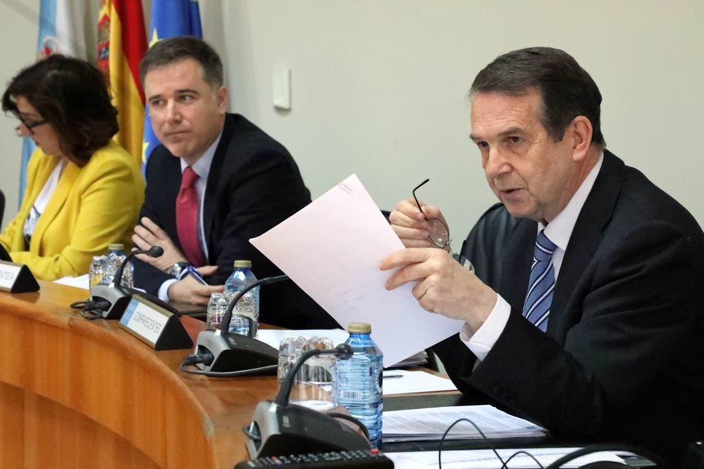 Comisión de investigación de O Marisquiño en Vigo. comparece el alcalde  Abel Caballero