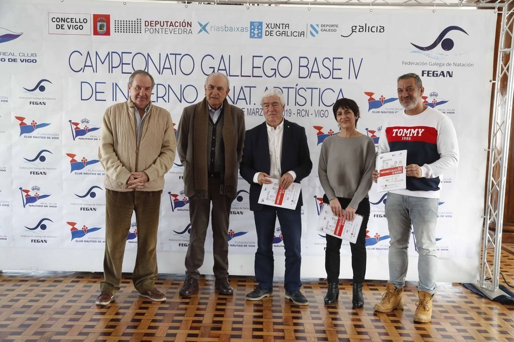 Presentación del Campeonato Gallego de natación sincronizada en el Náutico.